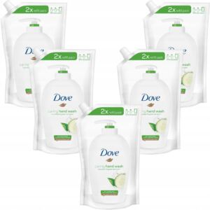 Dove Zestaw Mydło do Rąk w Płynie Ogórek i Zielona Herbata Refill 500ml x5