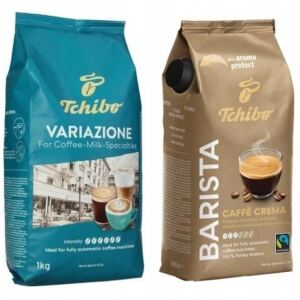 Tchibo Variazione 1kg + Barista Crema 1kg Kawa Ziarnista Zestaw