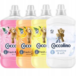 Zestaw Coccolino Creations Silk Lily & Orange Rush 1,7l x4 MIX 6,8l