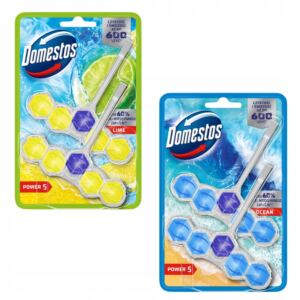 DOMESTOS KOSTKA TOALETOWA ZAWIESZKA DO WC POWER 5 P5 MIX 4x50g