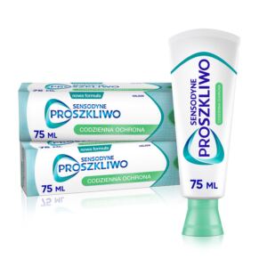 SENSODYNE ZESTAW PROSZKLIWO PASTA DO MYCIA ZĘBÓW CODZIENNA OCHRONA 2X 75ML
