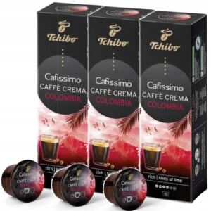 Tchibo Kapsu艂ki Cafissimo Colombia 10x3 kapsu艂ki Zestaw