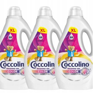ŻEL DO PRANIA PŁYN DO PRANIA TKANIN COCCOLINO CARE 192 PRAŃ KOLOR 3x2,72L