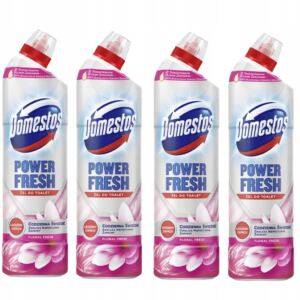 Domestos Zestaw Power Fresh Żel do Toalet Floral Fresh 700ml x4