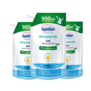 BAMBINO Micelarny żel pod prysznic refill 3x 900ml