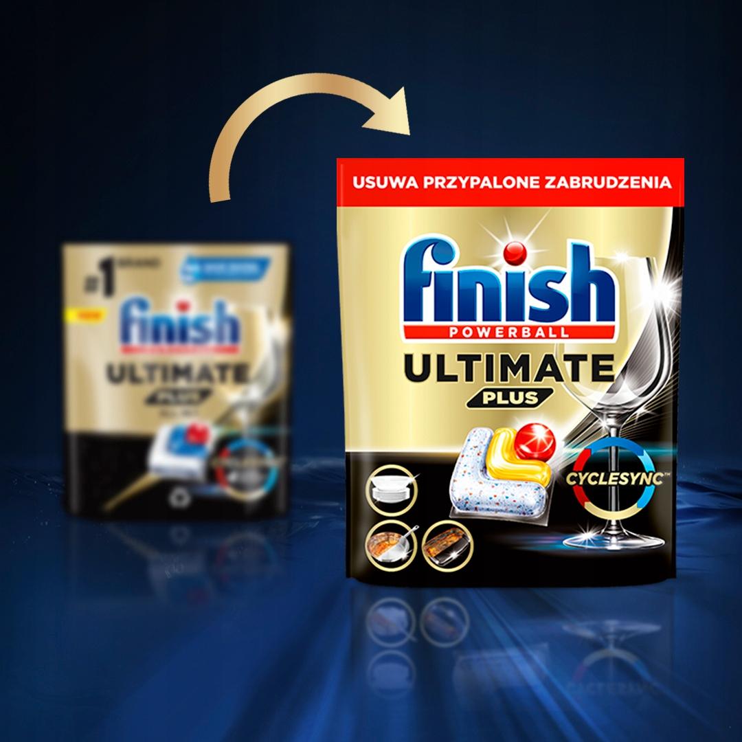 Finish Zestaw Ultimate Plus All-in-1 Kapsułki do Zmywarki Lemon 90 Sztuk - obrazek 3