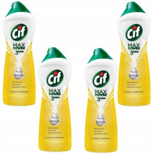 Cif Max Citrus Harmony mleczko z wybielaczem 650ml 4 sztuki