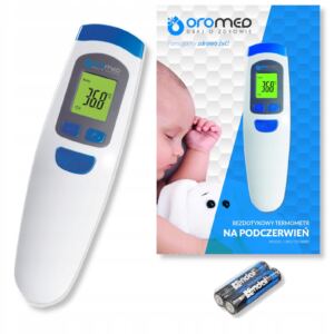 OROMED ORO-T30 BABY TERMOMETR ELEKTRONICZNY BEZDOTYKOWY NA PODCZERWIEŃ