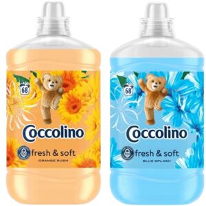 Zestaw Coccolino Creations Orange Rush & Blue Splash 1,7l x2 MIX 3,4