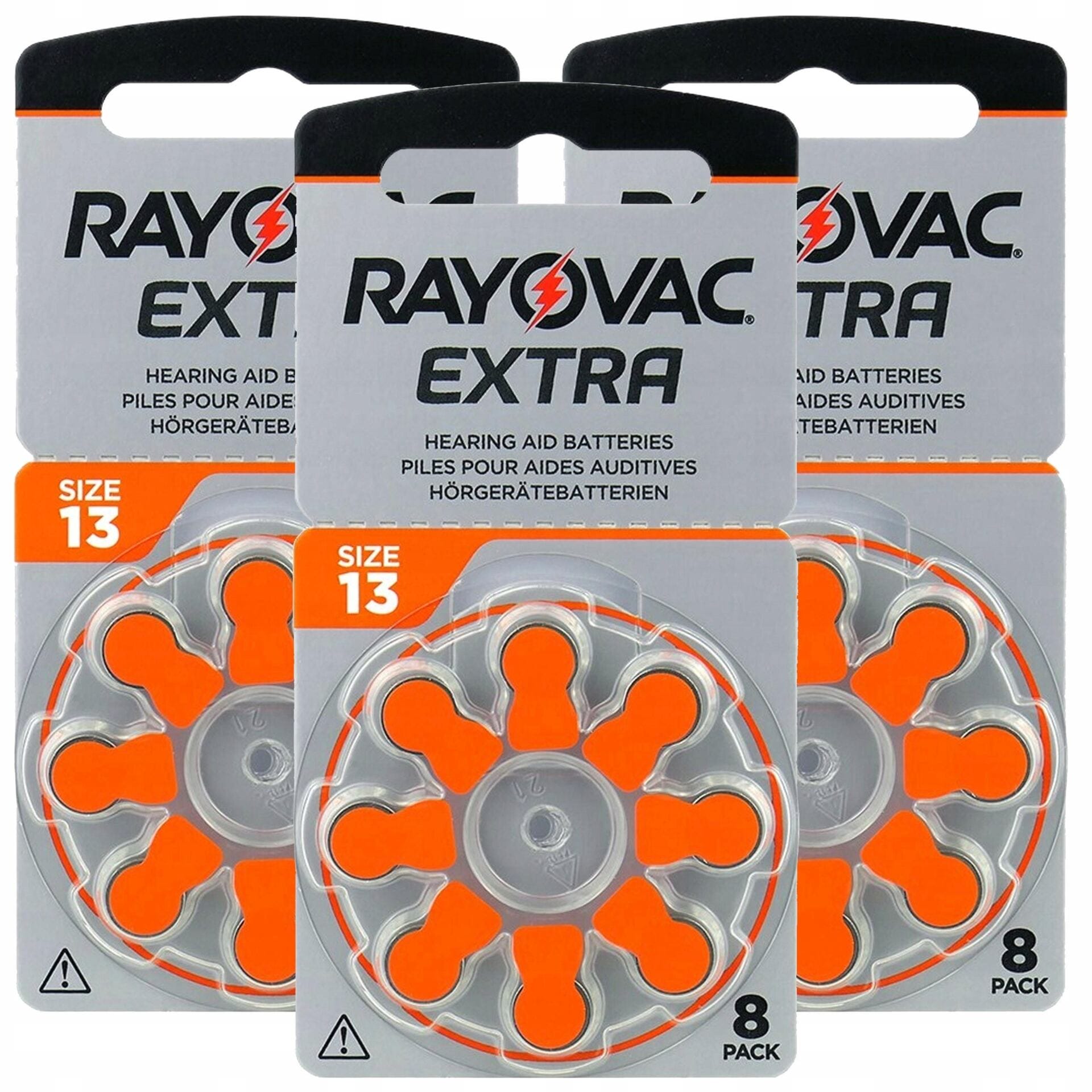 RAYOVAC EXTRA Baterie Słuchowe 13 MF PR48 ZincAir 24szt