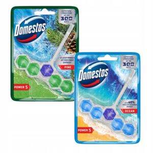 DOMESTOS KOSTKA TOALETOWA ZAWIESZKA DO WC POWER 5 P5 MIX 2x50g