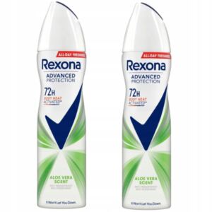 REXONA ADVANCED PROTECTION DEZODORANT DAMSKI W SPRAY ALOE VERA 150 ML X2
