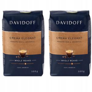 Davidoff Cafe Crema Elegant Kawa Ziarnista 500 g x2