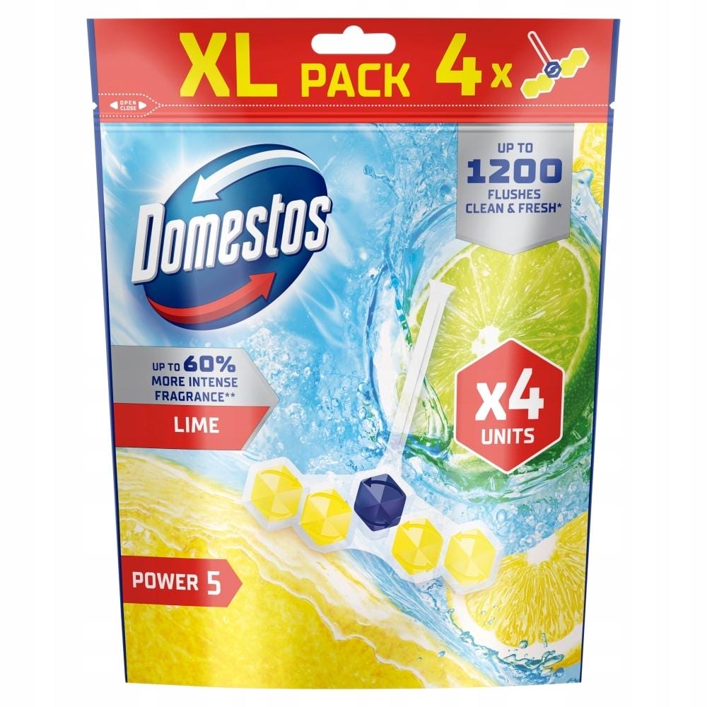 DOMESTOS KOSTKA TOALETOWA ZAWIESZKA DO WC POWER P5 MIX 12x50g - obrazek 2