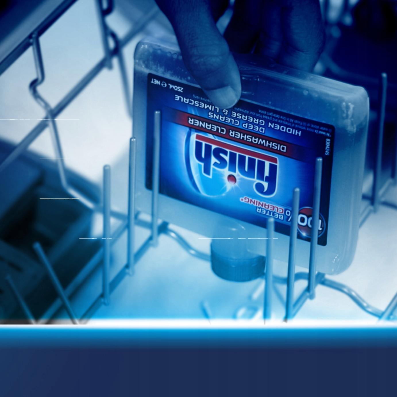 Finish Zestaw Lemon Ultimate Plus Kapsułki 45Szt +Płyn do Czyszczenia 250ml - obrazek 5