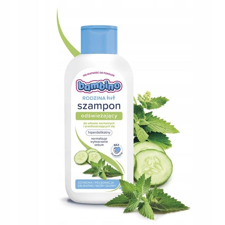 Bambino RODZINA Szampon odświeżający 400 ml *3 - obrazek 2