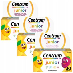 MULTIWITAMINA CENTRUM JUNIOR DLA DZIECI MINERAŁY 90 TABLETEK DO SSANIA