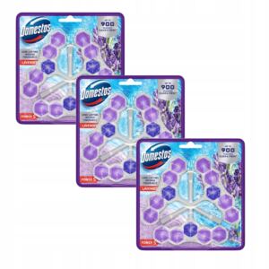 DOMESTOS KOSTKA TOALETOWA ZAWIESZKA DO WC POWER 5 P5 LAVENDER 9x50g