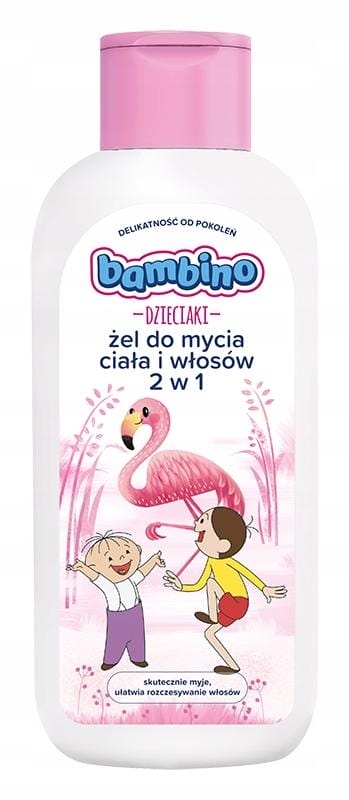Zestaw Bambino DZIECIAKI alpaka, flaming, surykatki, panda 400 ml - obrazek 2