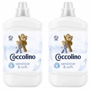 Coccolino Creations Sensitive & Soft Płyn do Płukania Tkanin 1,7L 68prań x2