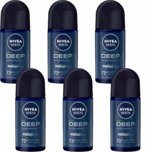 NIVEA Antyperspirant męski w kulce MEN Deep 6*50ml