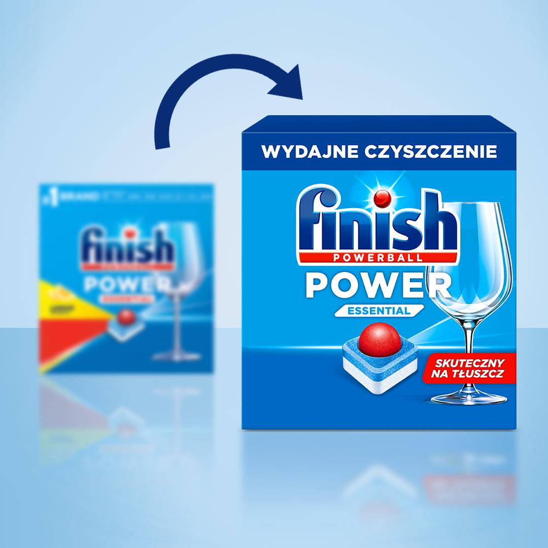 FINISH Zestaw Tabletki Do Zmywarki Power Essential 180 Zapach Lemon Cytryna - obrazek 4
