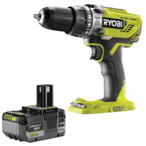 RYOBI WIERTARKA WKRETARKA UDAROWA AKUMULATOROWA 18V 50Nm R18PD3-0 + AKU 5Ah