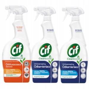 Zestaw Cif Power&Shine Spray MIX 750ml x3