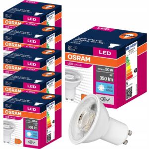 Osram żarówka LED HALOGEN GU10 4,5W=50W 4000K x 6