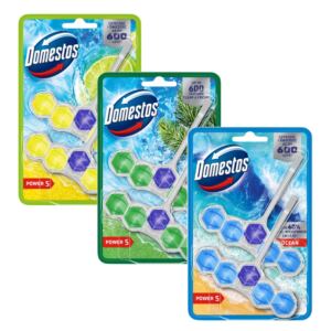 DOMESTOS KOSTKA TOALETOWA ZAWIESZKA DO WC POWER 5 P5 MIX 6x50g