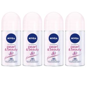 NIVEA PEARL & BEAUTY ANTYPERSPRIANT w kulce 50 ML x 4