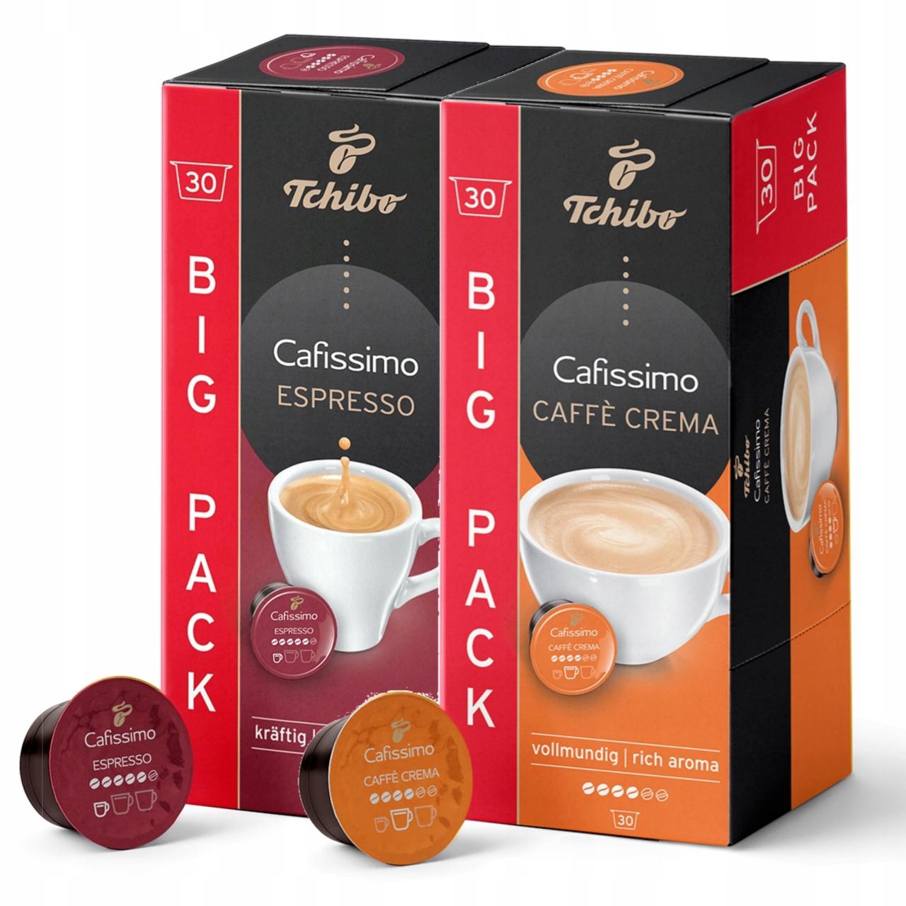 Tchibo Cafissimo Crema Rich Aroma Kawa Kapsułki 30Kap/Espresso Intense 30Ka