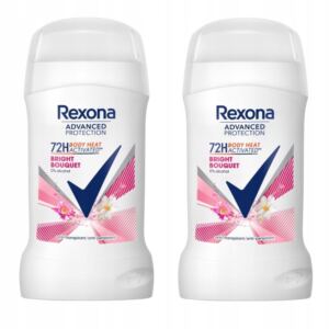 REXONA ADVANCED BRIGHT BOUQUET DEZODORANT DAMSKI W SZTYFCIE 50ML x2