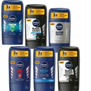 NIVEA MEN Antyperspirant w sztyfcie męski 50 ml x6