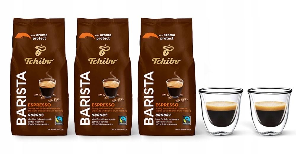 Tchibo Barista Espresso Kawa Ziarnista 1kg x3 Arabika - obrazek 9