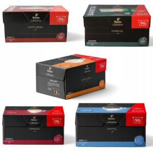 TCHIBO Cafissimo 96 Kapsułek Zestaw MIX 5 Smaków