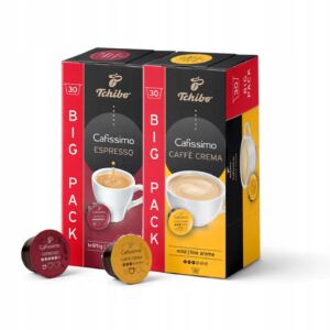 Tchibo Kawa Cafissimo Caffe Crema Fine Aroma 30Kaps/Espresso Intense 30Kaps