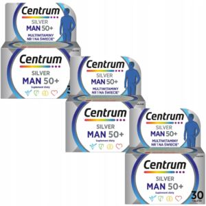 Multiwitamina dla mężczyzn Centrum Man 50+ Silver Minerały Witaminy 90 szt