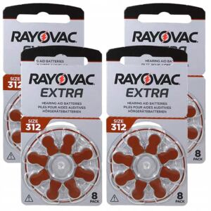 RAYOVAC EXTRA Baterie S艂uchowe 312 MF PR41 ZincAir 32szt