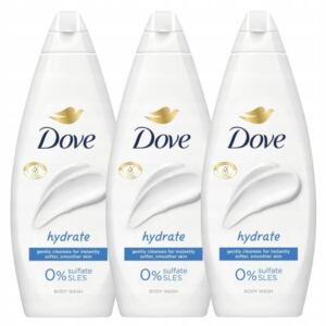 Dove Essential Żel pod prysznic Nawilżający Hydrate 3x 720 ml Zapas