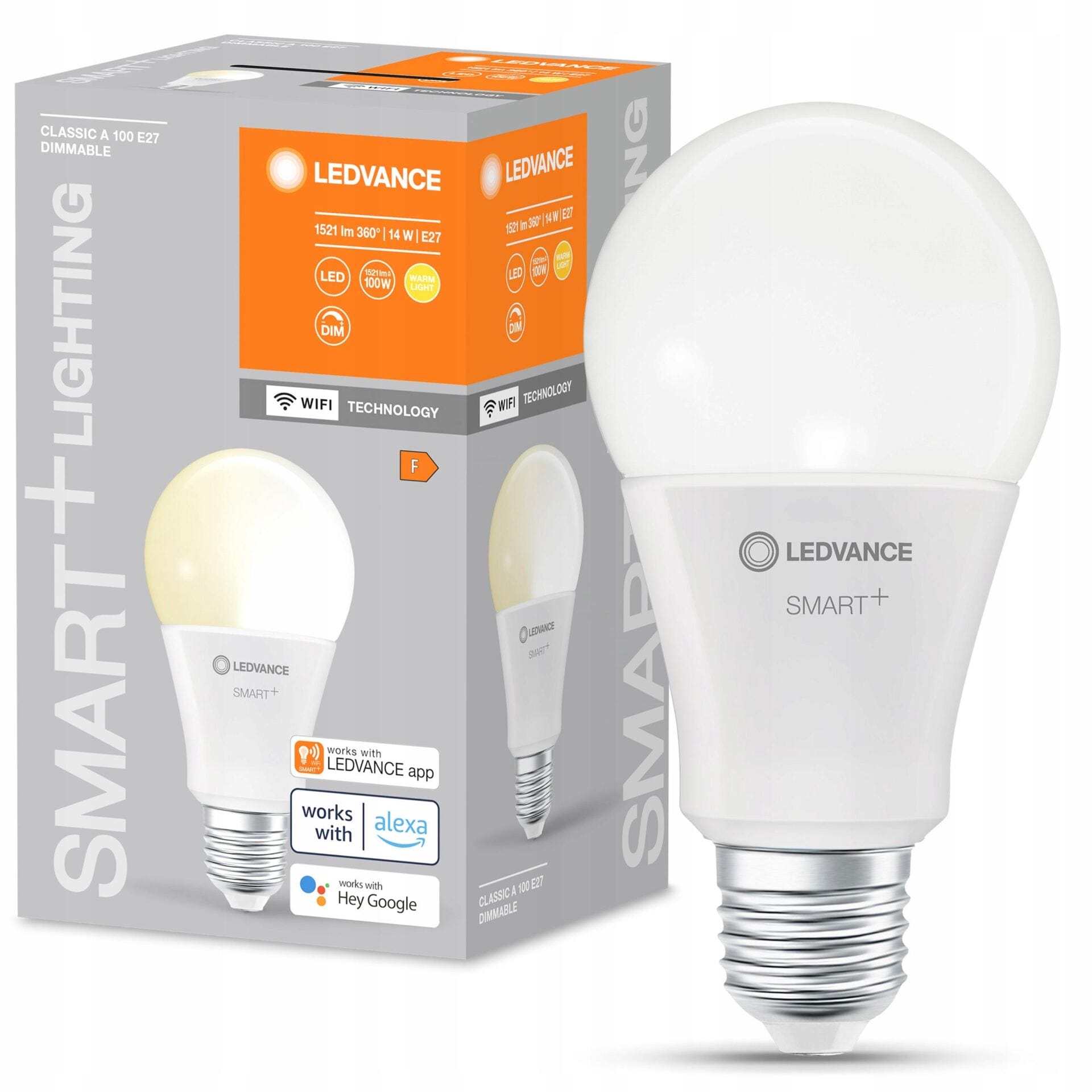 LEDVANCE Żarówka LED E27 14W=100W 2700K SMART+WIFI