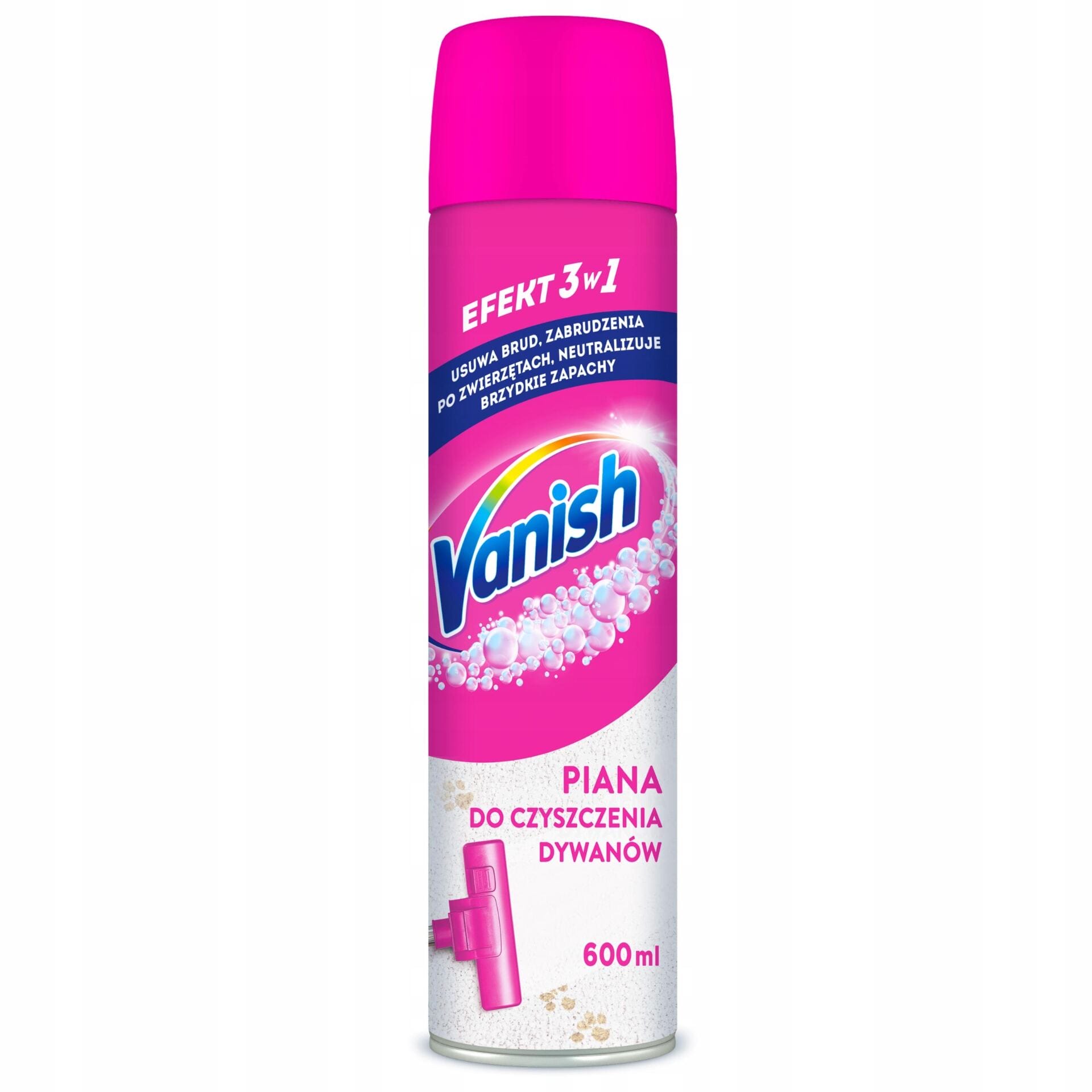 Vanish Zestaw Pianka do Czyszczenia Dywanów i Tapicerki Zapas 600ml x2 - obrazek 2