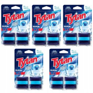 TYTAN KOSTKA DO SPŁUCZKI BARWIĄCA WODĘ BLUE WATER 10x50g