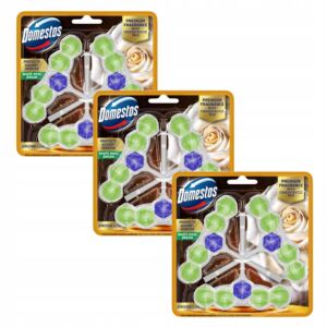 DOMESTOS KOSTKA TOALETOWA AROMA ZAWIESZKA DO WC WHITE ROSE DREAM 9x50g