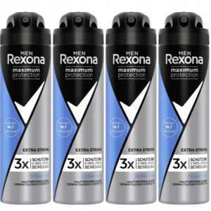 Rexona Men Zestaw Antyperspirant w Sprayu dla Mężczyzn Cobalt Dry 150ml x4
