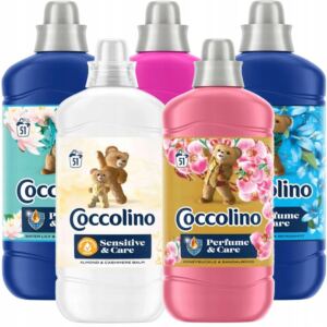 Zestaw Coccolino Creations Bergamot & Water Lily 1,275l x5 MIX 6,375l