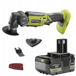 RYOBI NARZĘDZIE WIELOFUNKCYJNE 18V BEZNARZĘDZIOWY UCHWYT R18MT-0 + 5Ah