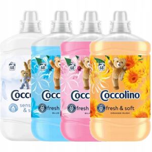 Zestaw Coccolino Creations Sensitive & Blue Splash 1,7l x4 MIX 6,8l
