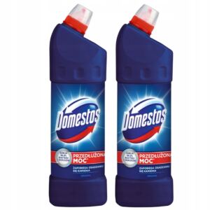Domestos Original Żel Wybielacz Czyszczenie WC 1L x2