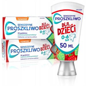 Sensodyne ProSzkliwo Pasta do z臋b贸w z fluorkiem dla dzieci 0-6 lat 50 ml x2